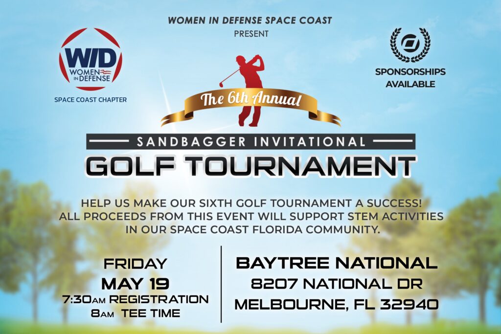 WIDSC Golf tournament flyer for teh Sandbagger Invitational.