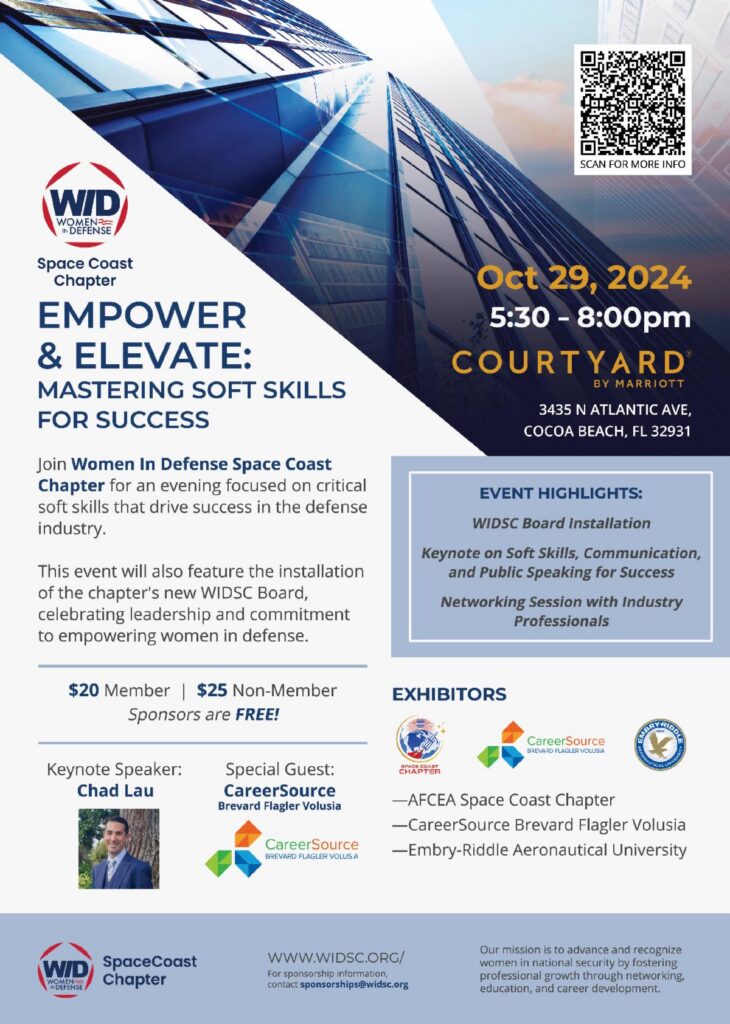 WID Space Coast Chapter: Empower & Elevate: Mastering Soft Skills for Success