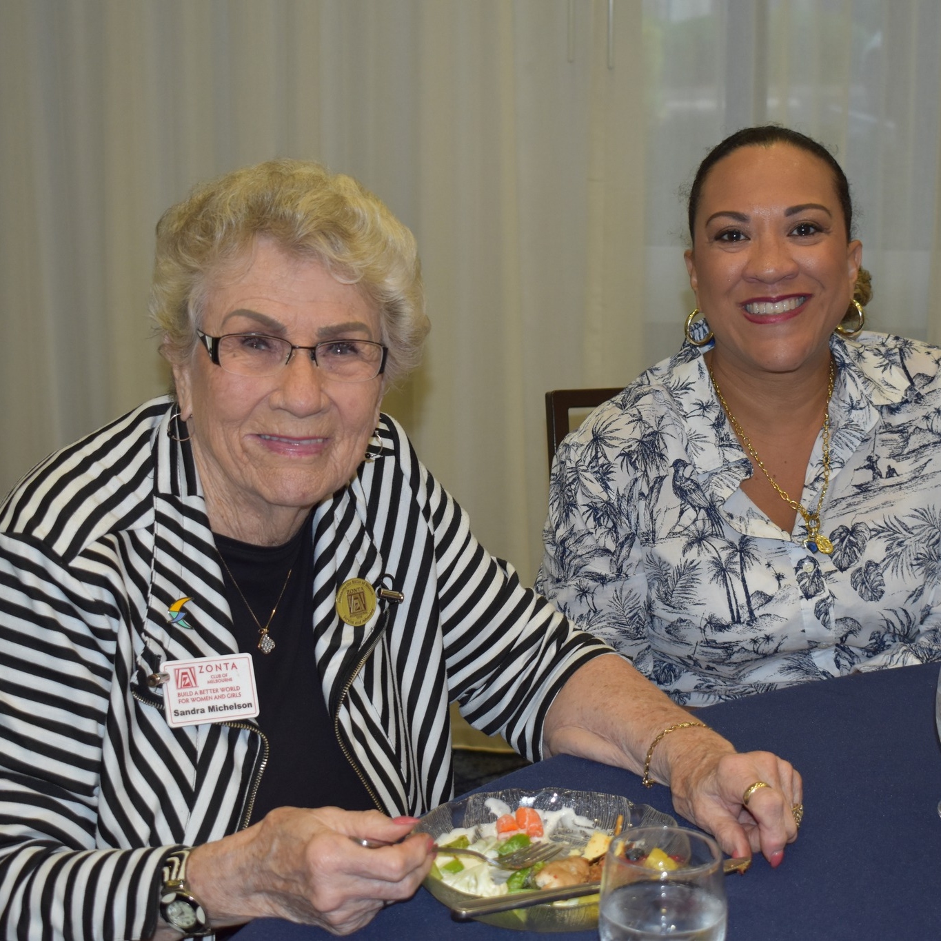 Two guests celebrate at the Annual Innovation Awards